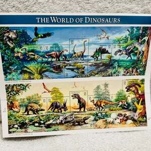 1997 sheet World of Dinosaurs Sc# 3136